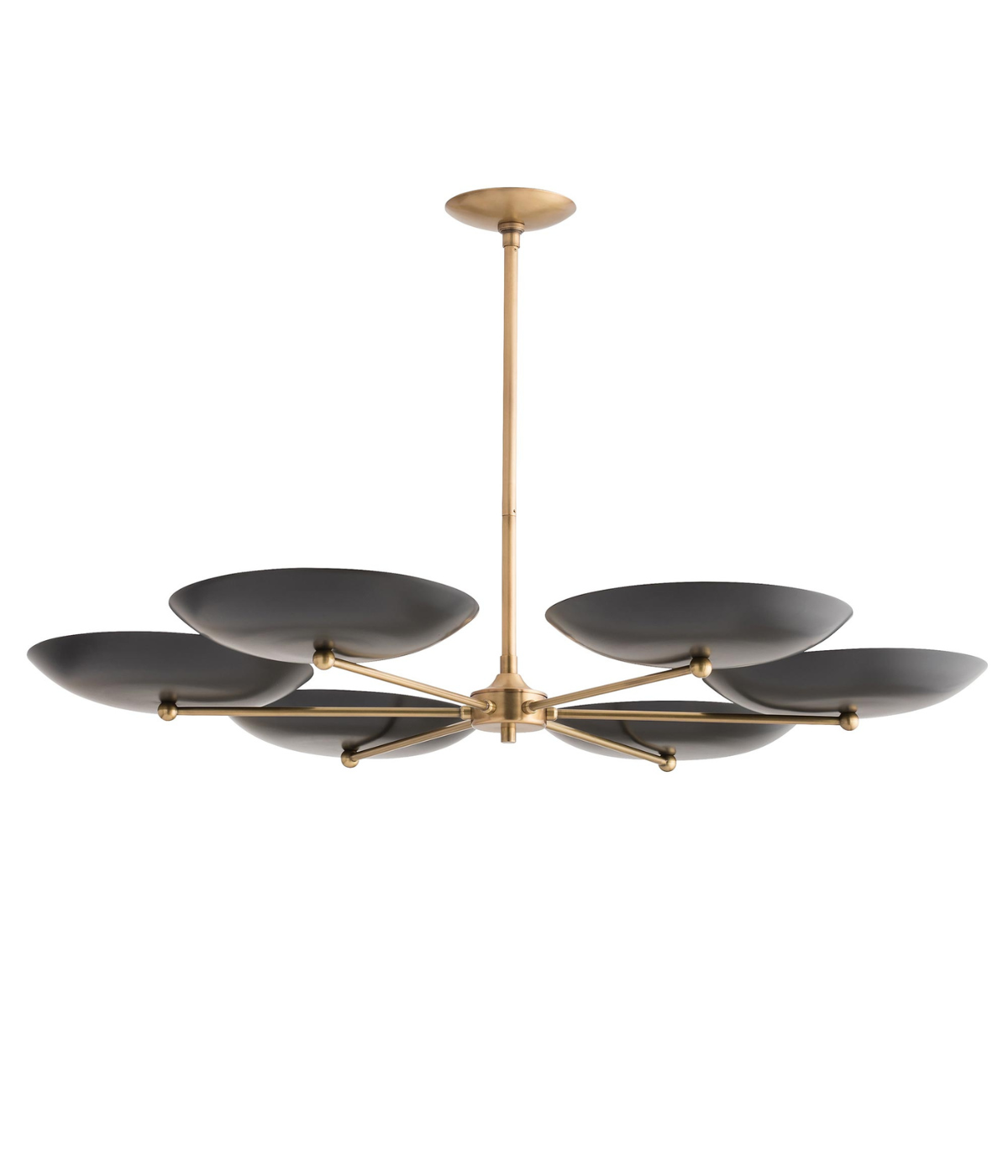 Arteriors Breck Small Chandelier - Antique Brass