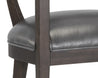 Brylea Dining Armchair - Brentwood Charcoal Leather (6544156950630)